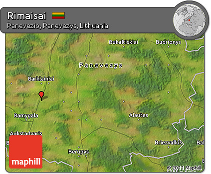 Satellite 3D Map of Rimaisai