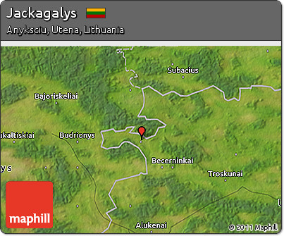 Satellite 3D Map of Jackagalys
