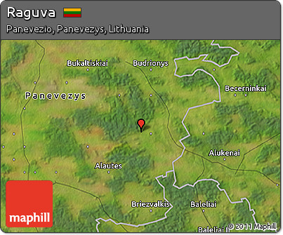 Satellite 3D Map of Raguva