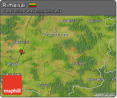 Satellite 3D Map of Rimaisai