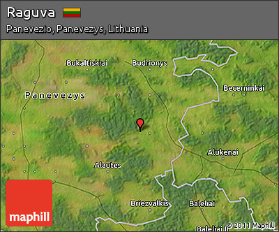 Satellite 3D Map of Raguva
