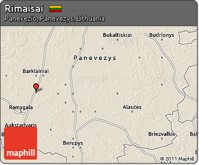Shaded Relief 3D Map of Rimaisai