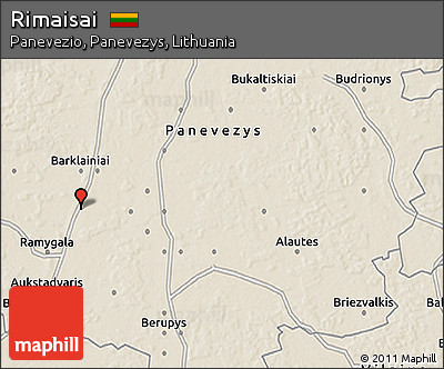 Shaded Relief 3D Map of Rimaisai