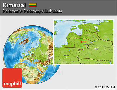 Physical Location Map of Rimaisai