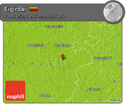Physical Map of Eigirdai