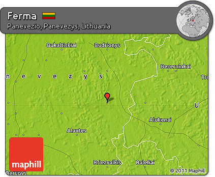 Physical Map of Ferma