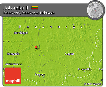 Physical Map of Jotainiai II