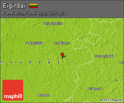 Physical Map of Eigirdai