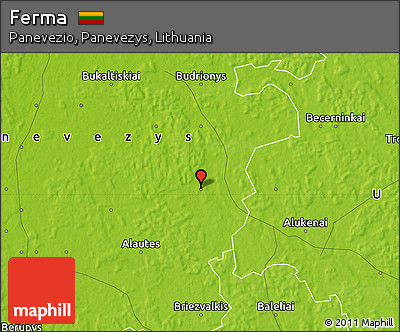 Physical Map of Ferma
