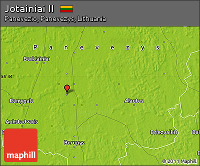 Physical Map of Jotainiai II