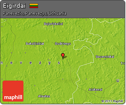 Physical Map of Eigirdai
