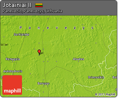 Physical Map of Jotainiai II