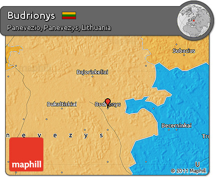Political Map of Budrionys