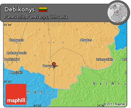 Political Map of Debikonys