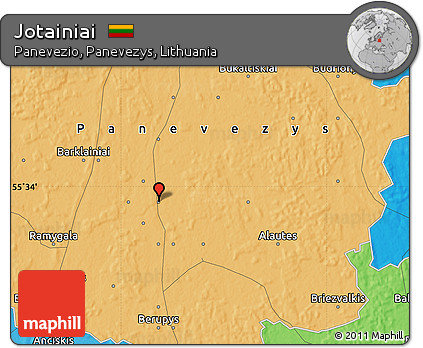 Political Map of Jotainiai
