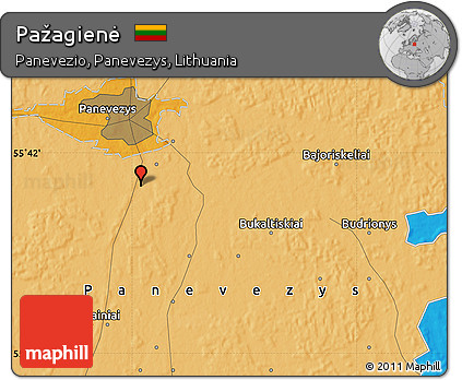 Political Map of Pažagienė