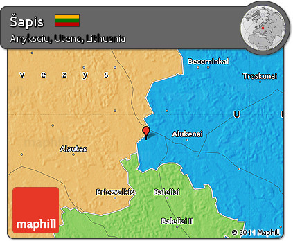 Political Map of Šapis