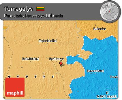 Political Map of Tumagalys