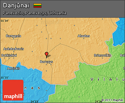 Political Map of Danjūnai
