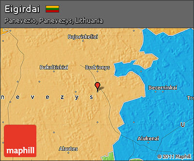 Political Map of Eigirdai