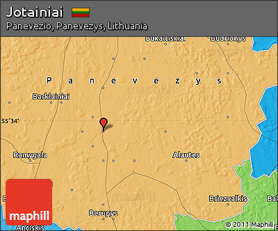 Political Map of Jotainiai