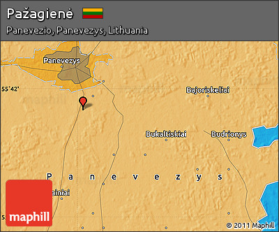 Political Map of Pažagienė