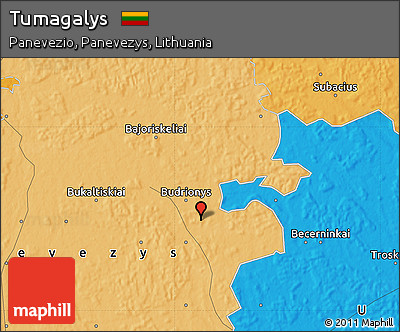 Political Map of Tumagalys