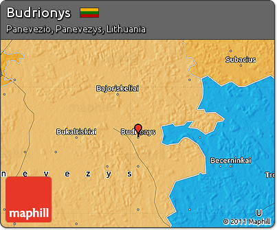 Political Map of Budrionys