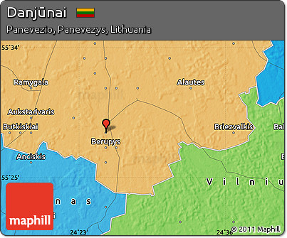 Political Map of Danjūnai