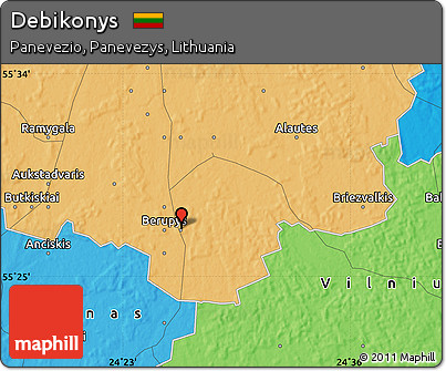 Political Map of Debikonys
