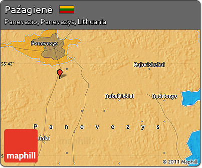 Political Map of Pažagienė