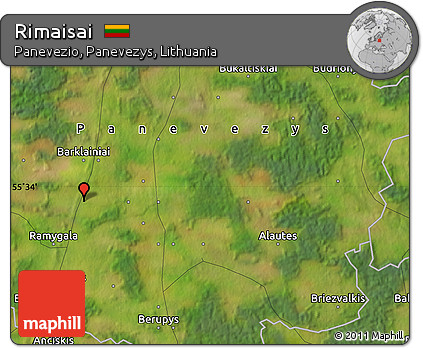 Satellite Map of Rimaisai