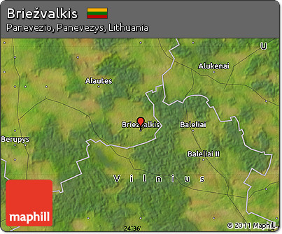 Satellite Map of Briežvalkis