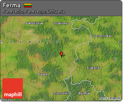 Satellite Map of Ferma