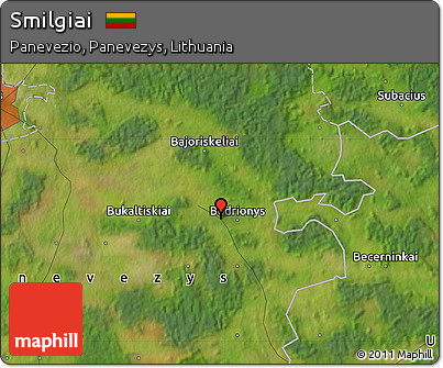 Satellite Map of Smilgiai