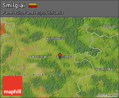 Satellite Map of Smilgiai