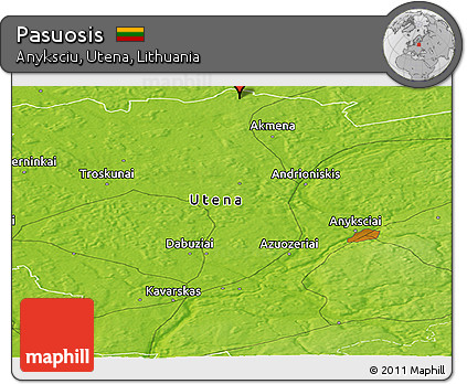 Physical Panoramic Map of Pasuosis