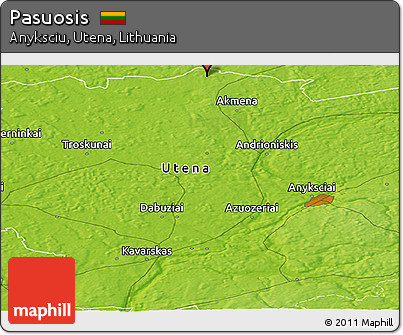 Physical Panoramic Map of Pasuosis