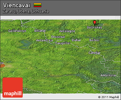 Satellite Panoramic Map of Viencavai