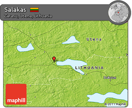 Physical 3D Map of Salakas