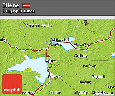 Physical 3D Map of Silene