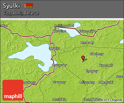Physical 3D Map of Syulki