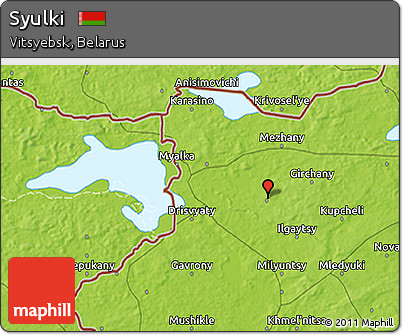 Physical 3D Map of Syulki