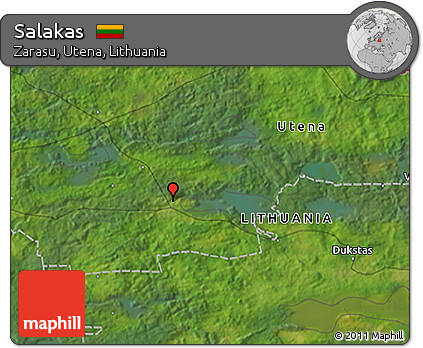 Satellite 3D Map of Salakas