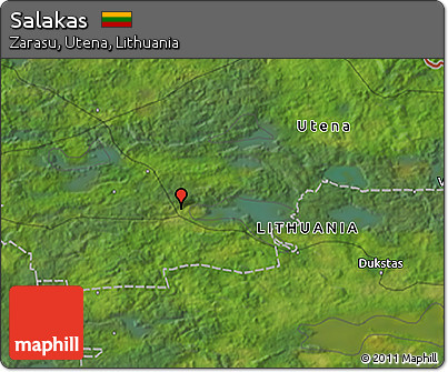 Satellite 3D Map of Salakas