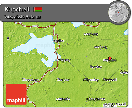 Physical Map of Kupcheli