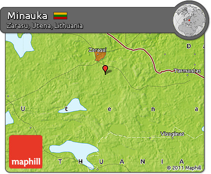 Physical Map of Minauka