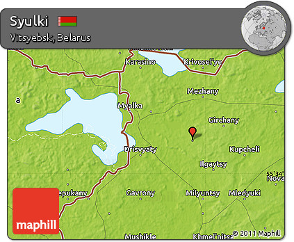 Physical Map of Syulki