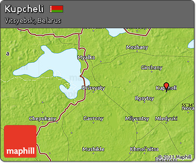 Physical Map of Kupcheli