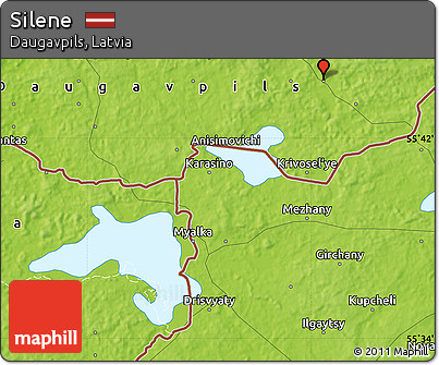 Physical Map of Silene